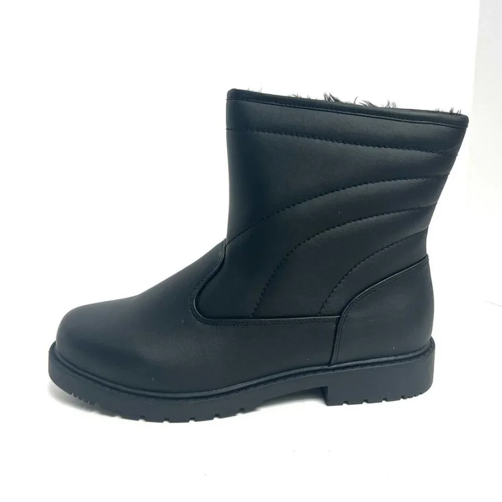 Tundra Mens Abe Snow Boot Black Size 11W